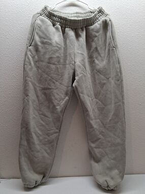 Men's Comfortable Light Gray Sweatpants - Elastic Waist